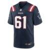 Lorenz Metz New England Patriots Nike Team Game Jersey - Navy - Alt1