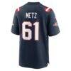 Lorenz Metz New England Patriots Nike Team Game Jersey - Navy - Alt2