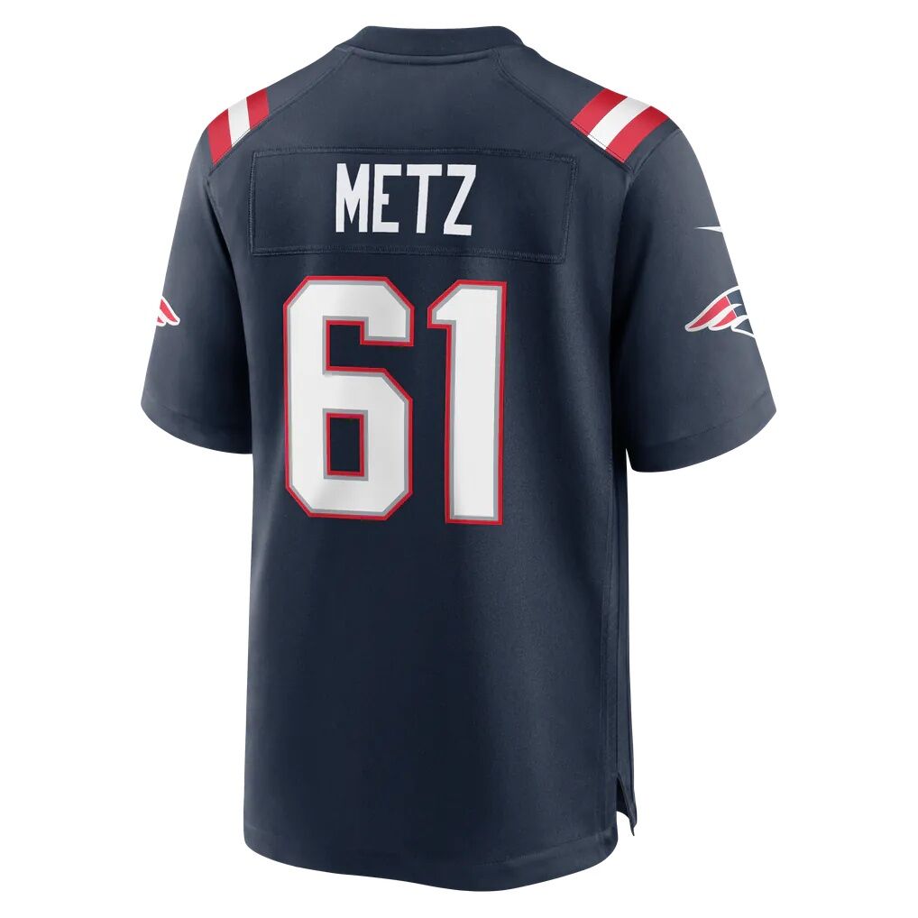 Lorenz Metz New England Patriots Nike Team Game Jersey