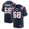 Dametrious Crownover New England Patriots Nike Team Game Jersey - Navy - Front View