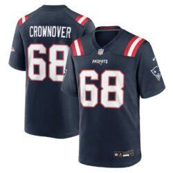 Dametrious Crownover New England Patriots Nike Team Game Jersey - Navy - Front View
