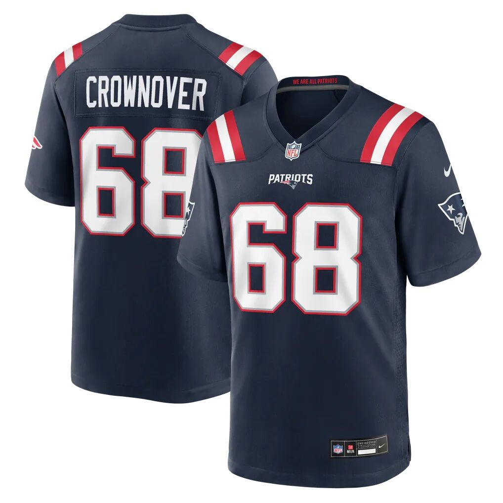 Dametrious Crownover New England Patriots Nike Team Game Jersey