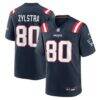 Shane Zylstra New England Patriots Nike Team Game Jersey - Navy - Front View