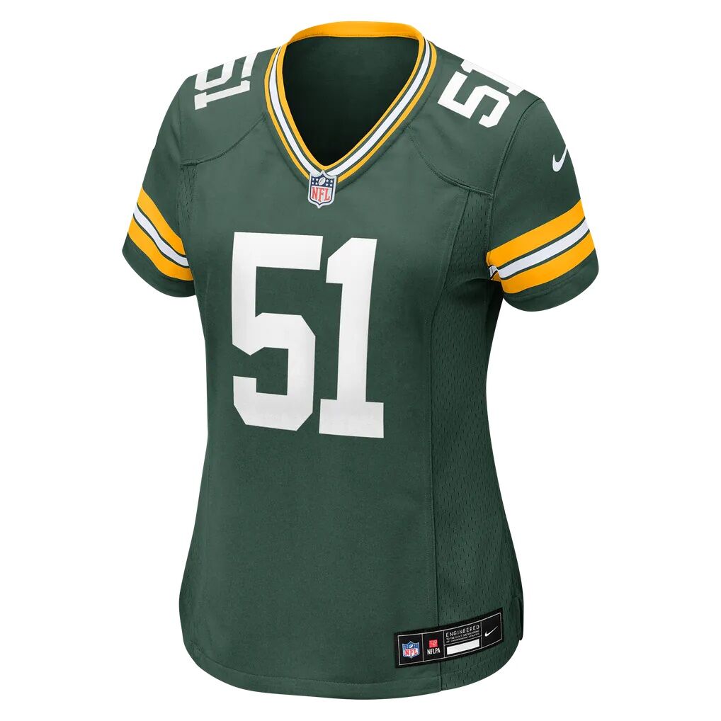 Dani Dennis-Sutton Green Bay Packers Nike Women's Team Game Jersey