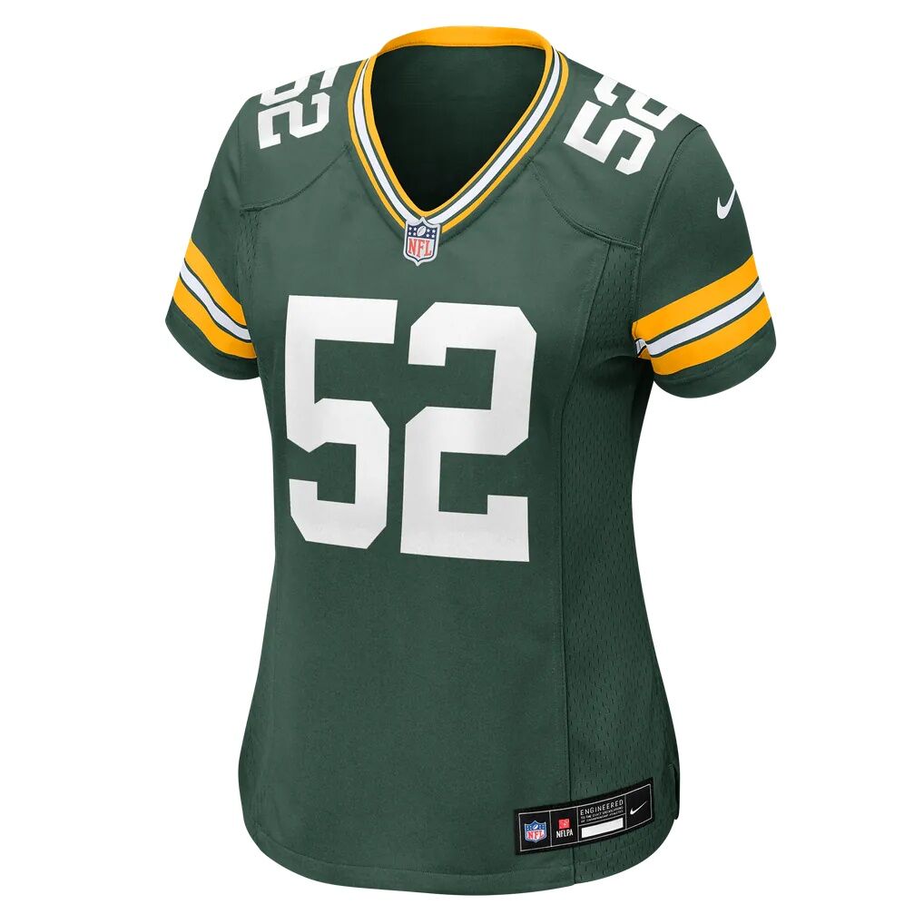 Jager Burton Green Bay Packers Nike Women's Team Game Jersey