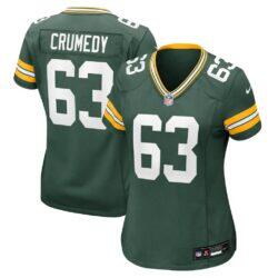 Jaden Crumedy Green Bay Packers Nike Women's Team Game Jersey - Green - Front View
