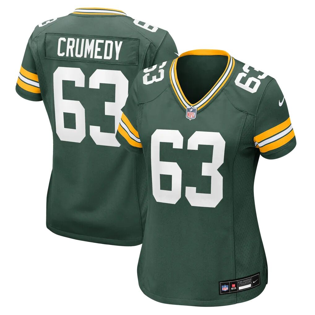 Jaden Crumedy Green Bay Packers Nike Women's Team Game Jersey