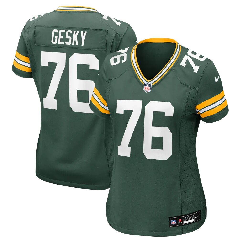 Josh Gesky Green Bay Packers Nike Women's Team Game Jersey