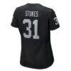 Treydan Stukes Las Vegas Raiders Nike Women's Team Game Jersey - Black - Alt2