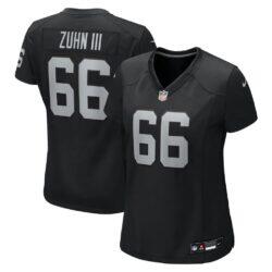 Trey Zuhn III Las Vegas Raiders Nike Women's Team Game Jersey - Black - Front View