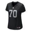 Spencer Burford Las Vegas Raiders Nike Women's Team Game Jersey - Black - Alt1