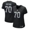 Spencer Burford Las Vegas Raiders Nike Women's Team Game Jersey - Black - Front View