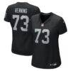 Niklas Henning Las Vegas Raiders Nike Women's Team Game Jersey - Black - Front View