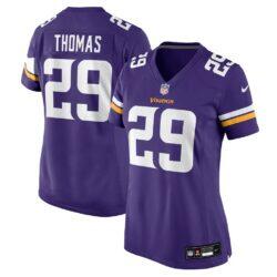 Jacob Thomas Minnesota Vikings Nike Women's Team Game Jersey - Purple - Front View
