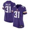 DeeJay Dallas Minnesota Vikings Nike Women's Team Game Jersey - Purple - Front View