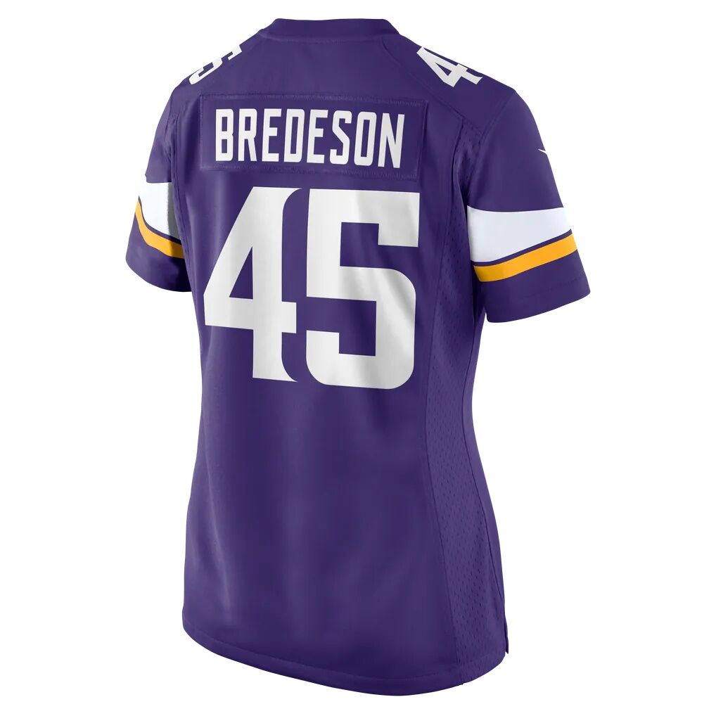 Max Bredeson Minnesota Vikings Nike Women's Team Game Jersey
