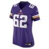 Nick Samac Minnesota Vikings Nike Women's Team Game Jersey - Purple - Alt1