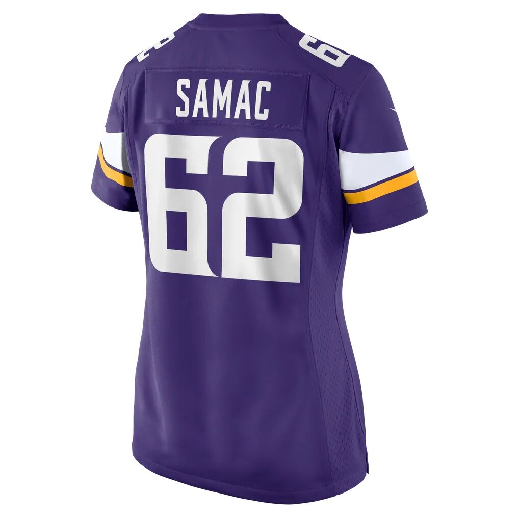 Nick Samac Minnesota Vikings Nike Women's Team Game Jersey