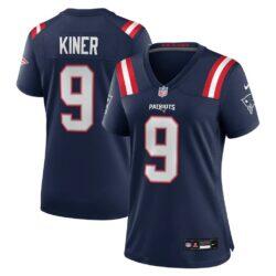Corey Kiner New England Patriots Nike Women's Team Game Jersey - Navy - Front View