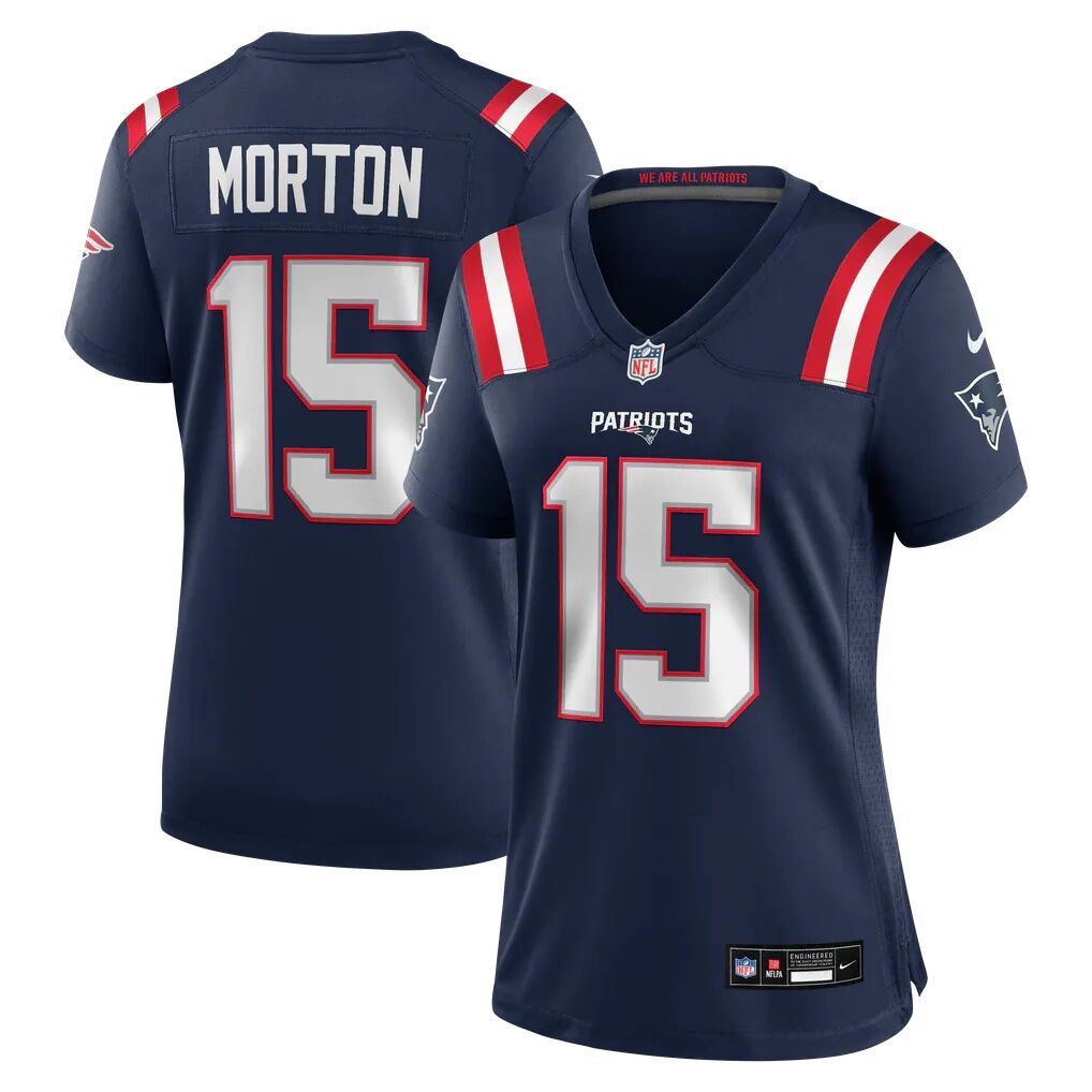 Behren Morton New England Patriots Nike Women's Team Game Jersey