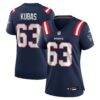 Jake Kubas New England Patriots Nike Women's Team Game Jersey - Navy - Front View