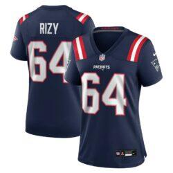 Jacob Rizy New England Patriots Nike Women's Team Game Jersey - Navy - Front View