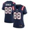 Cameron Dorner New England Patriots Nike Women's Team Game Jersey - Navy - Front View