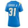 Greg Desrosiers Jr. Los Angeles Chargers Nike Women's Team Game Jersey - - Alt2