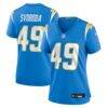 Evan Svoboda Los Angeles Chargers Nike Women's Team Game Jersey - - Front View