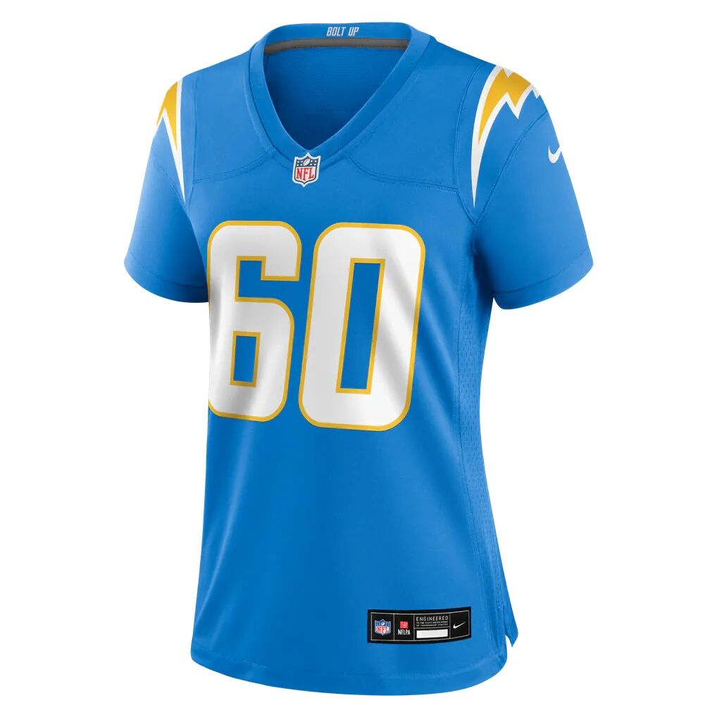 Jacob Spomer Los Angeles Chargers Nike Women's Team Game Jersey - Powder Blue