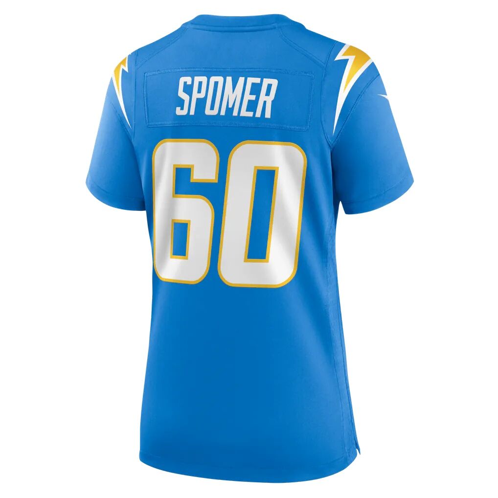Jacob Spomer Los Angeles Chargers Nike Women's Team Game Jersey - Powder Blue