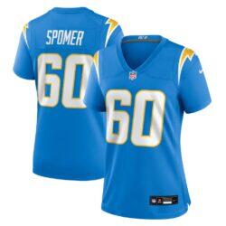 Jacob Spomer Los Angeles Chargers Nike Women's Team Game Jersey - - Front View