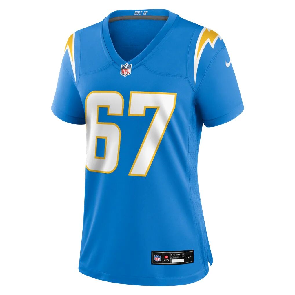Isaiah World Los Angeles Chargers Nike Women's Team Game Jersey - Powder Blue