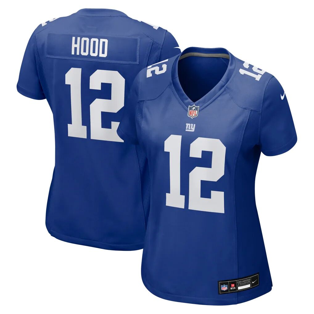 Colton Hood New York Giants Nike Women's Team Game Jersey - Royal