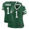 Azareye'h Thomas New York Jets Nike Women's Team Game Jersey - - Front View