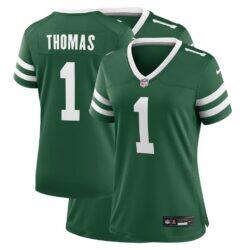 Azareye'h Thomas New York Jets Nike Women's Team Game Jersey - - Front View