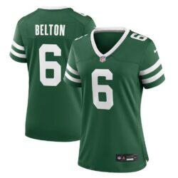 Dane Belton New York Jets Nike Women's Team Game Jersey - - Front View
