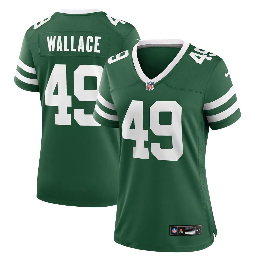 Trevin Wallace New York Jets Nike Women's Team Game Jersey - Legacy Green