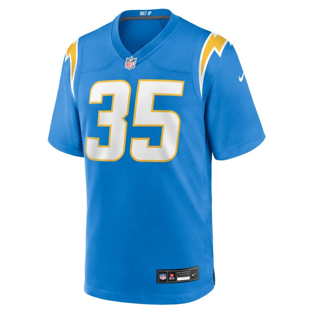 Amar Johnson Los Angeles Chargers Nike Team Game Jersey - Powder Blue