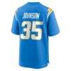Amar Johnson Los Angeles Chargers Nike Team Game Jersey - - Alt2