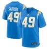 Evan Svoboda Los Angeles Chargers Nike Team Game Jersey - - Front View
