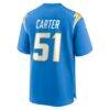 Andre Carter Los Angeles Chargers Nike Team Game Jersey - - Alt2