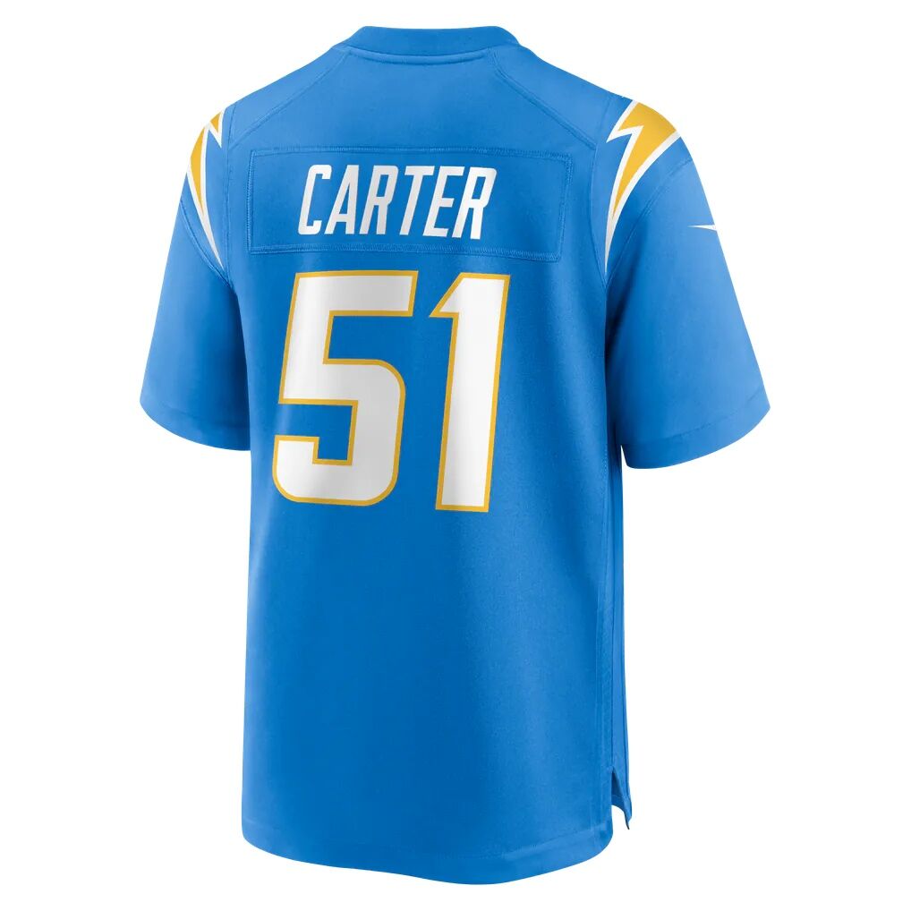 Andre Carter Los Angeles Chargers Nike Team Game Jersey - Powder Blue