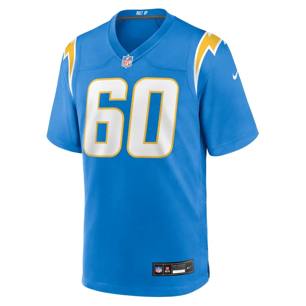 Jacob Spomer Los Angeles Chargers Nike Team Game Jersey - Powder Blue