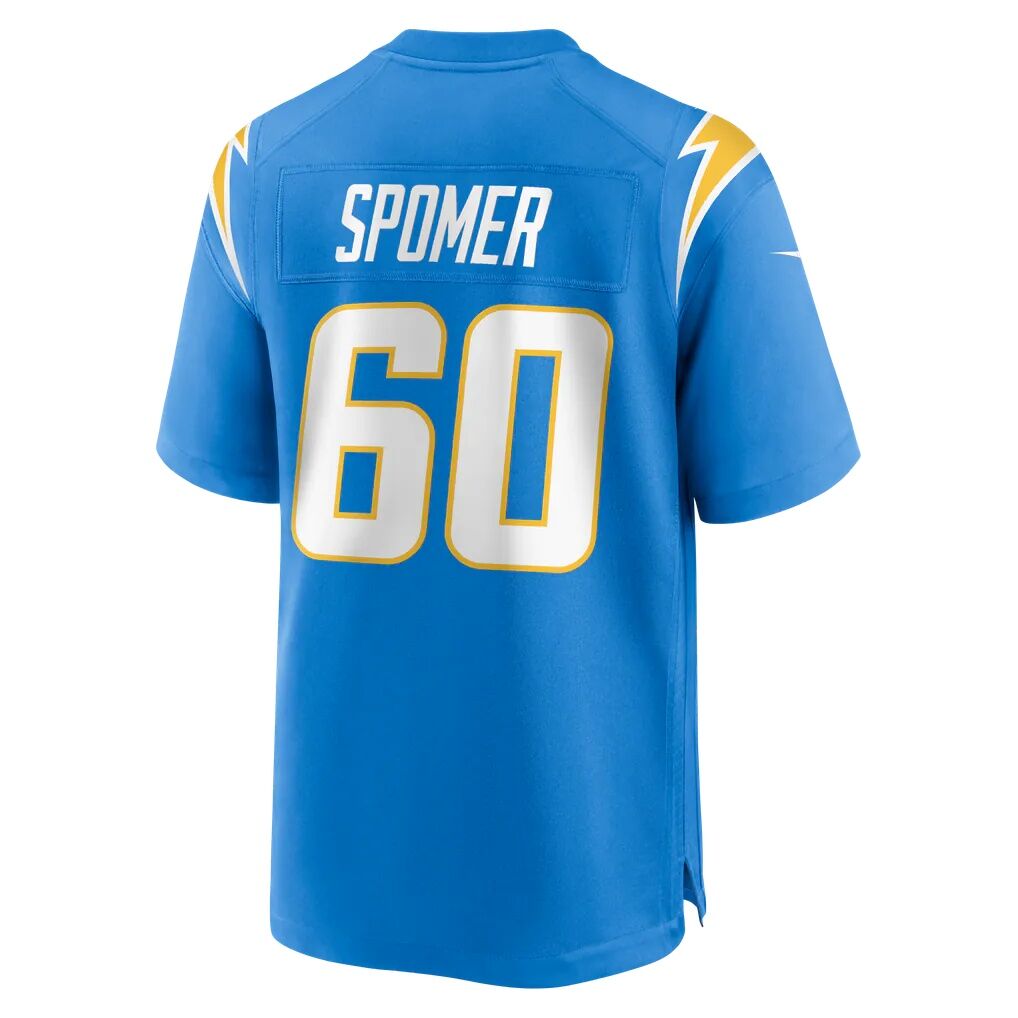 Jacob Spomer Los Angeles Chargers Nike Team Game Jersey - Powder Blue