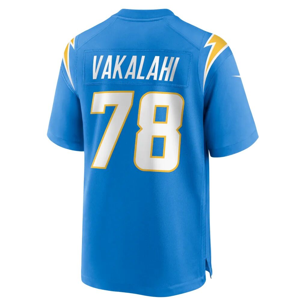 Laekin Vakalahi Los Angeles Chargers Nike Team Game Jersey - Powder Blue