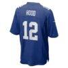 Colton Hood New York Giants Nike Team Game Jersey - - Alt2