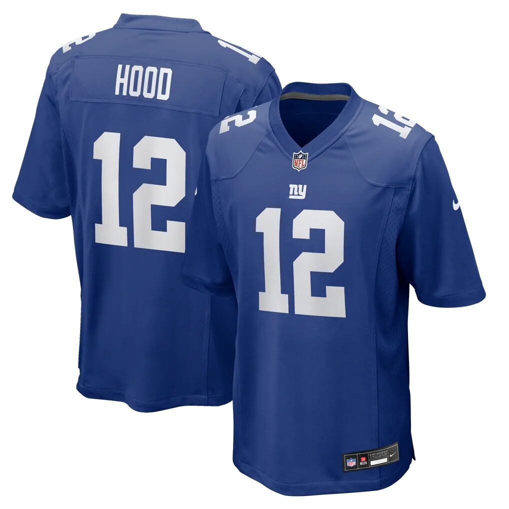 Colton Hood New York Giants Nike Team Game Jersey - Royal