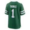 Azareye'h Thomas New York Jets Nike Team Game Jersey - - Alt2