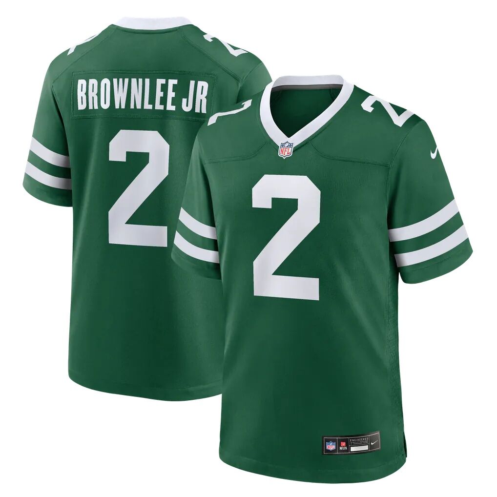 Jarvis Brownlee Jr. New York Jets Nike Team Game Jersey - Legacy Green